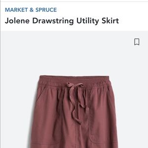 Market & Spruce, Stitch Fix, Jolene Drawstring Utility Skirt size XXL
